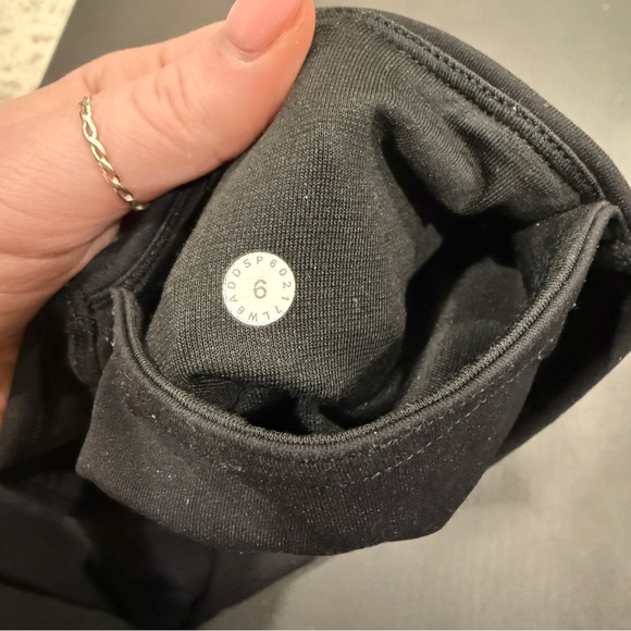 Lululemon Black Train Times Crop (17") - Picture 10 of 13